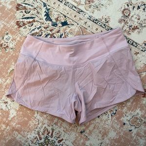 Lululemon Rose Quartz Hotty Hot Shorts sz 6
